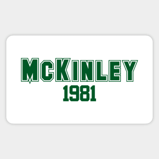 McKinley 1981 (variant) Sticker